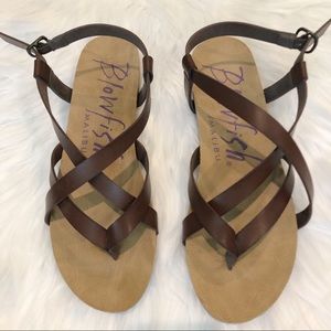 Brown Blowfish Sandals